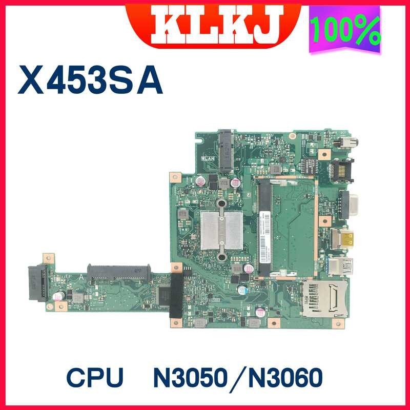 แล็ปท็อปเมนบอร์ดสำหรับอัสซุส X453s X453sa CPU N3050 / N3060 N3700u Ddr3