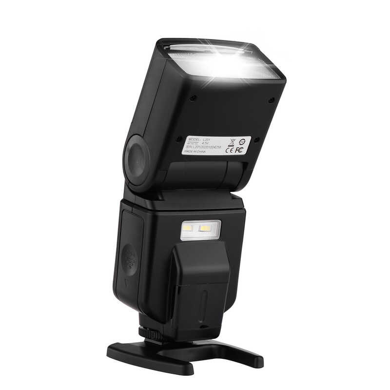 ❤ Andoer สากลแฟลช Speedlite Gn40 LED ปรับได้ไฟ-อุปกรณ์เสริมไฟถ