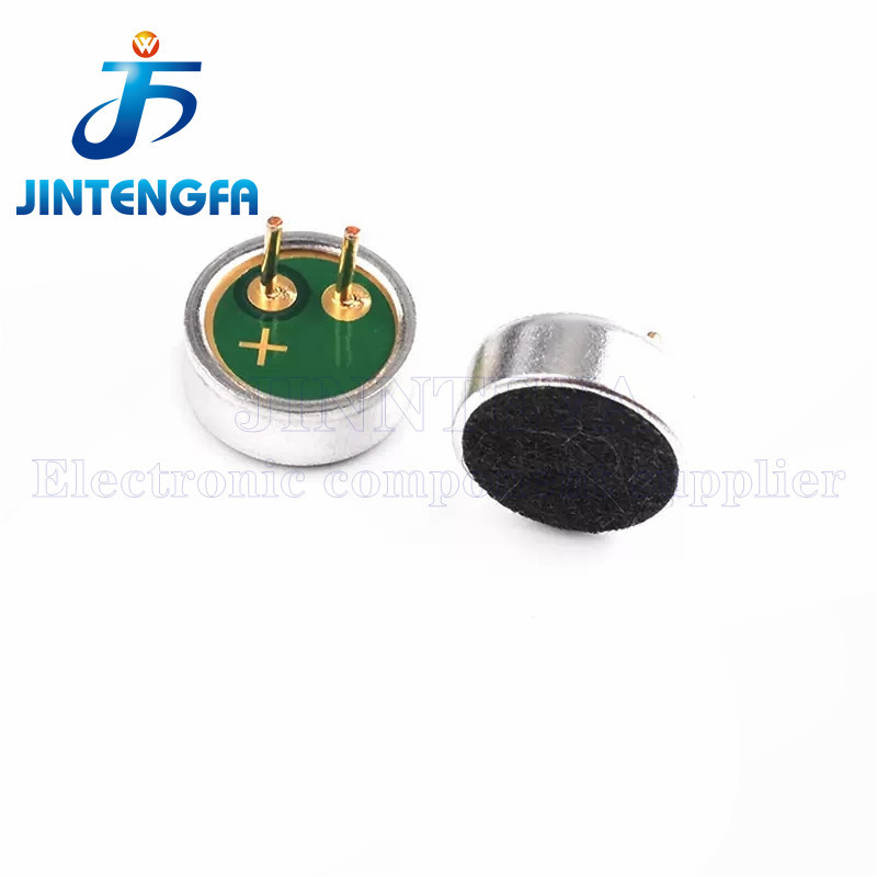 10 ชิ้น/ล็อต 6022 elecret ไมโครโฟนคอนเดนเซอร์ usd ถึง 52DB MP3 6*2.2 มม. หัวบันทึก 6x2.2 มม. 2P 2pin