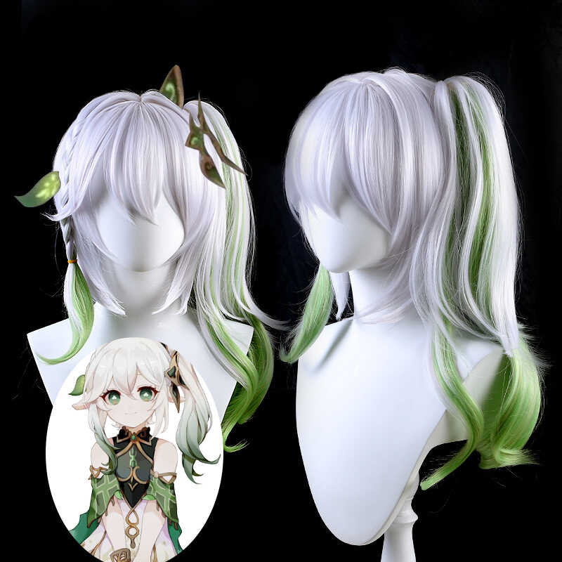 เกม Nahida Wig Genshin ผลกระทบคอสเพลย์ Wig Genshin ผลกระทบ - Nahida Kusana