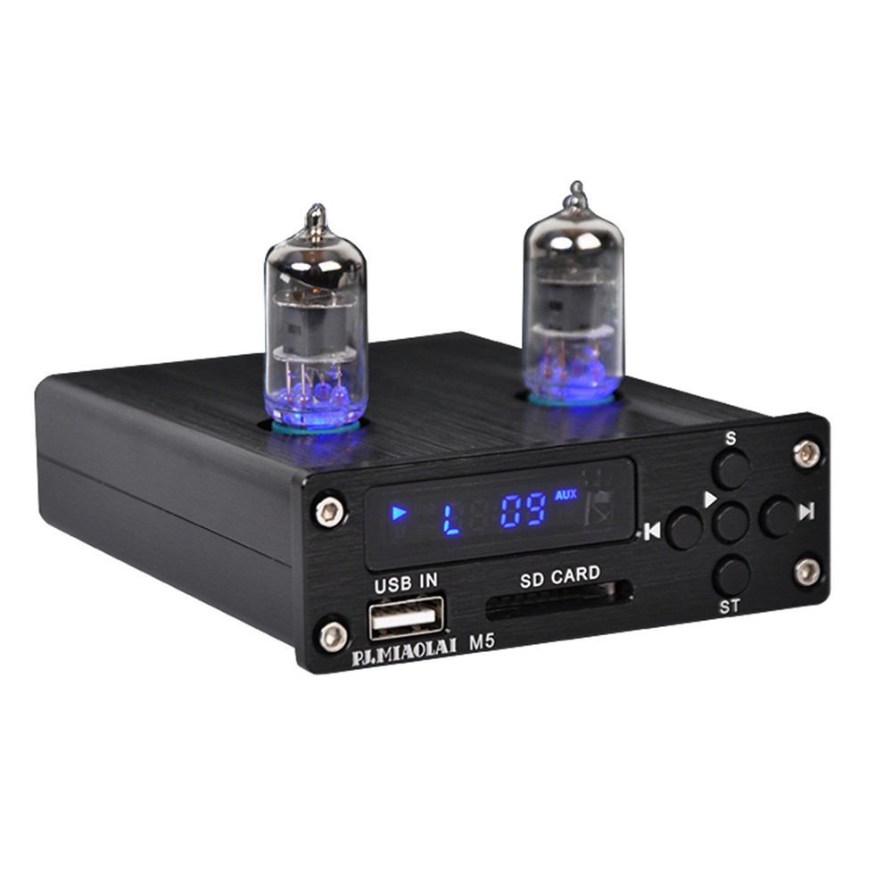 PJ.MIAOLAI M5 SP3306AL 6J1 audio front tube level U disk SD HIFI lossless APE WMA MP3 FLAC WAV musi