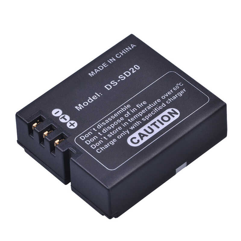 Ds-Sd20แบตเตอรี่ 72D Bateria DS Sd20แบตเตอรี่สำหรับ Aee Magicam Sd18 S
