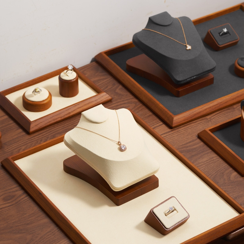 Oirlv หุ่นไม้ สําหรับโชว์เครื่องประดับ สร้อยคอ แหวน นาฬิกา ต่างหู สร้อยข้อมือ SM066 SM081 SM094 SM1