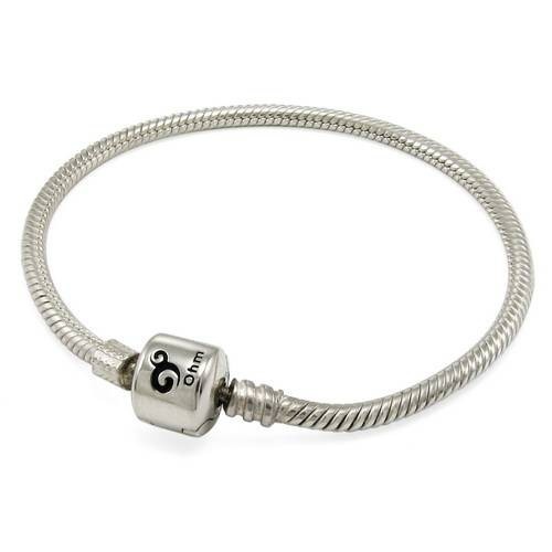 OHM Beads สร้อยข้อมือ Snap Clasp Bracelet - Silver 925 Charm เครื่องประดับ บีด เงิน เแก้ว จี้ สร้อย