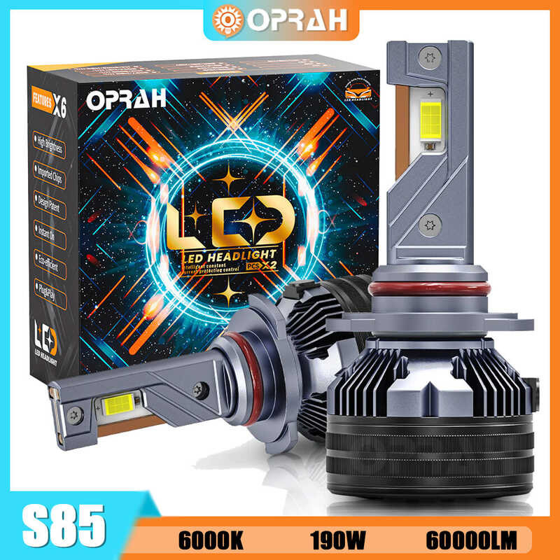 々 ✅(2 ชิ้น) Oprah S85 190W หลอดไฟสปอตไลท์ H4 LED 3570 H1 H7 H8 H11 Hb3 9005 H