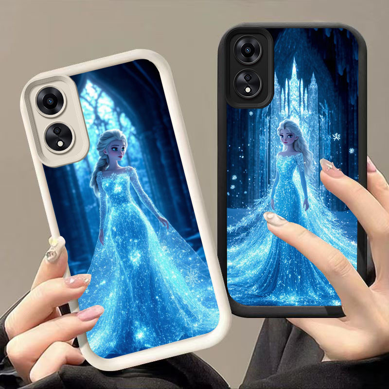 BK-15 Frozen Princess สวยมากสําหรับ OPPO A60 F23 A17 A58 A18 A17K A98 A78 A38 5G