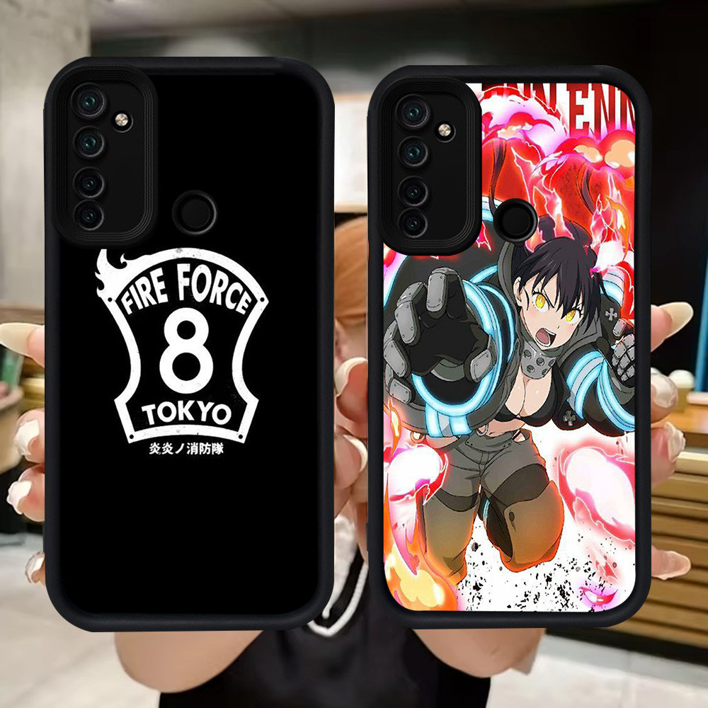 Q29 Fire Force Tokyo soft Casing สําหรับ Realme C2 Narzo 10A C17 7i C75 10 5i 9i 6i 20A 5s C2s 14 14