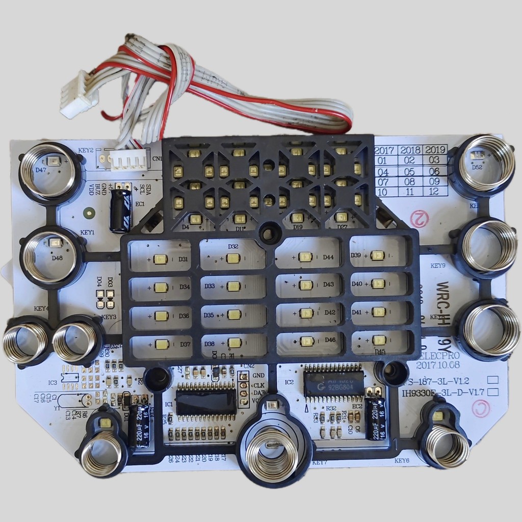 ♞,♘,♙เหมาะสําหรับ Whirlpool หม้อหุงข้าวอุปกรณ์เสริม IH9330E-3L-V1.2 จอแสดงผล Touch ปุ่ม BOARD