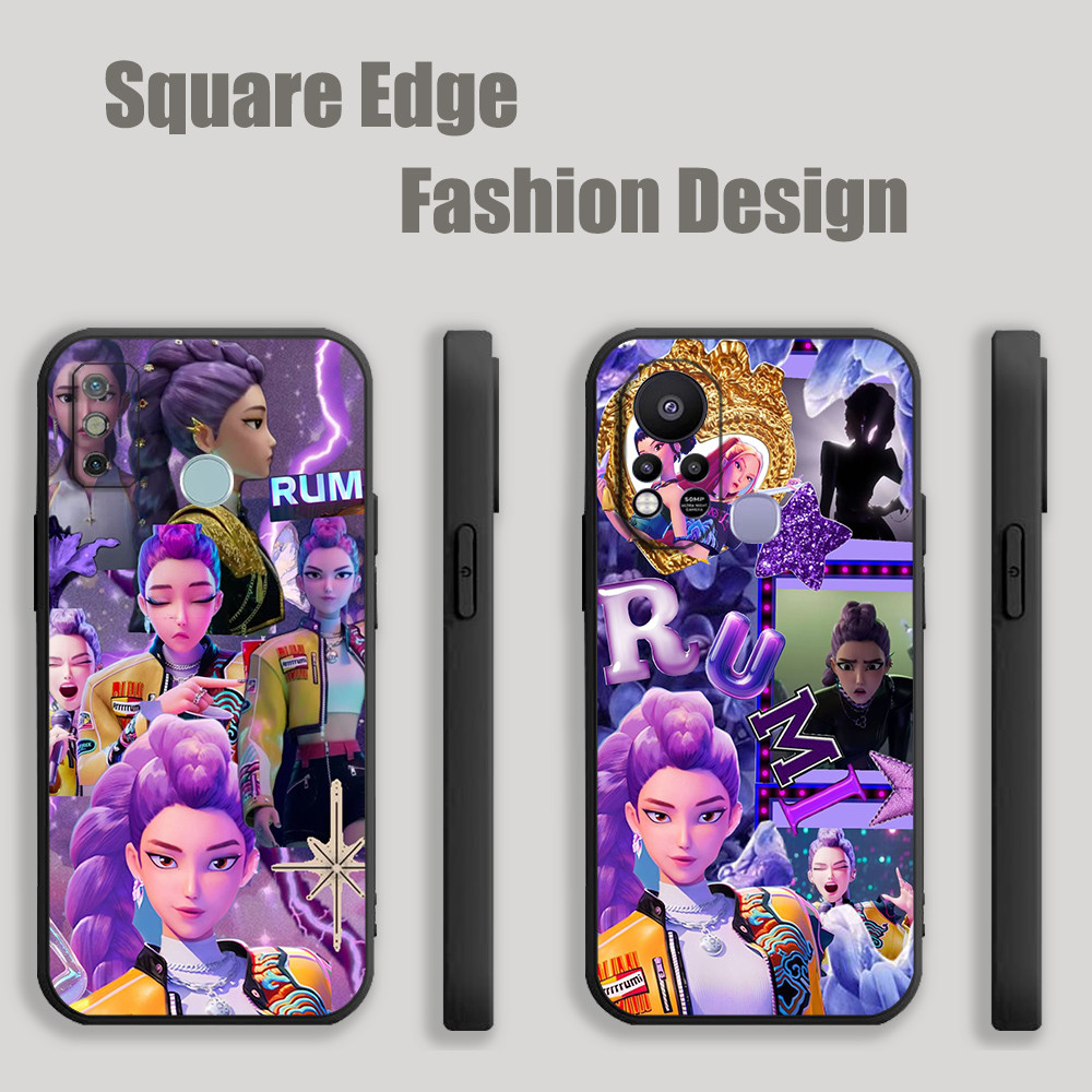 SAMSUNG ปลอกสําหรับSamsung A03S A73 A23 S21 S22 Ultra A72 A25 A05 A05s A55 S23 FE A35 kpop demon hun