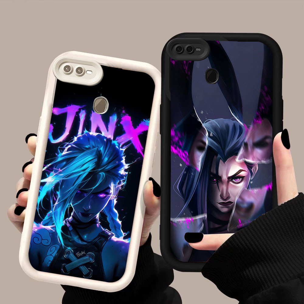 DF-64 JIDX Arcane Luxury Soft Casing สําหรับ OPPO A7 F7 A12s A12 F9 A5S Realme 2 Pro