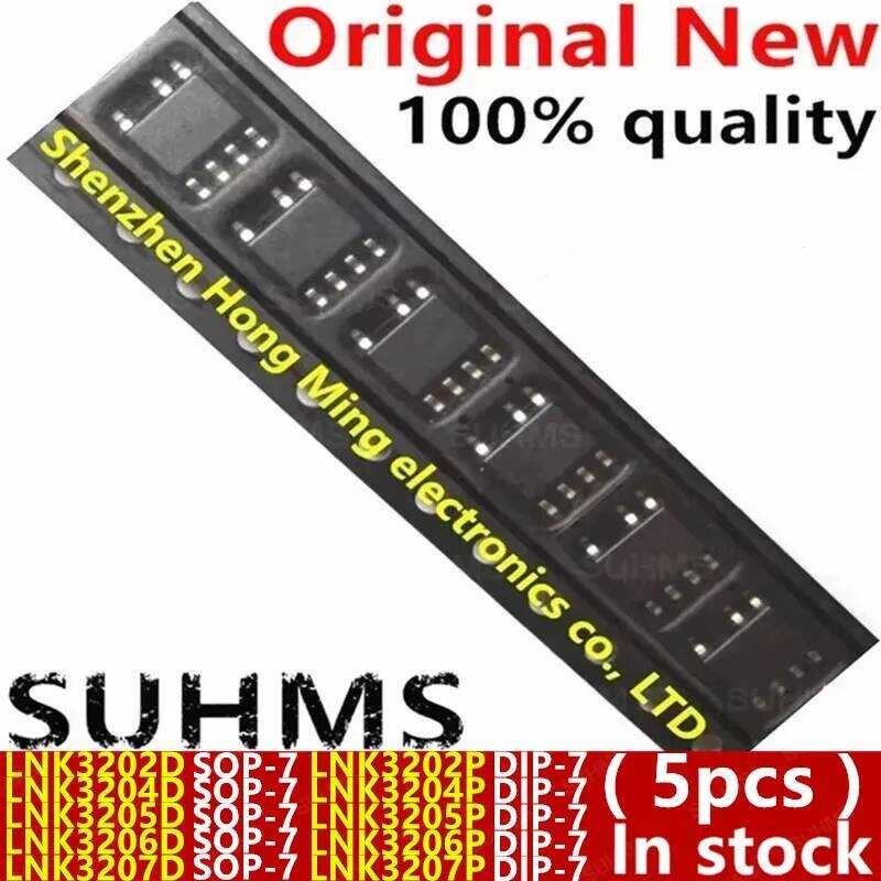 ชิ้น) (5 100% ใหม่ LNK3202D LNK3204D LNK3205D LNK3206D LNK3207D sop-7 LNK3202P LNK3204P LNK3205P LNK
