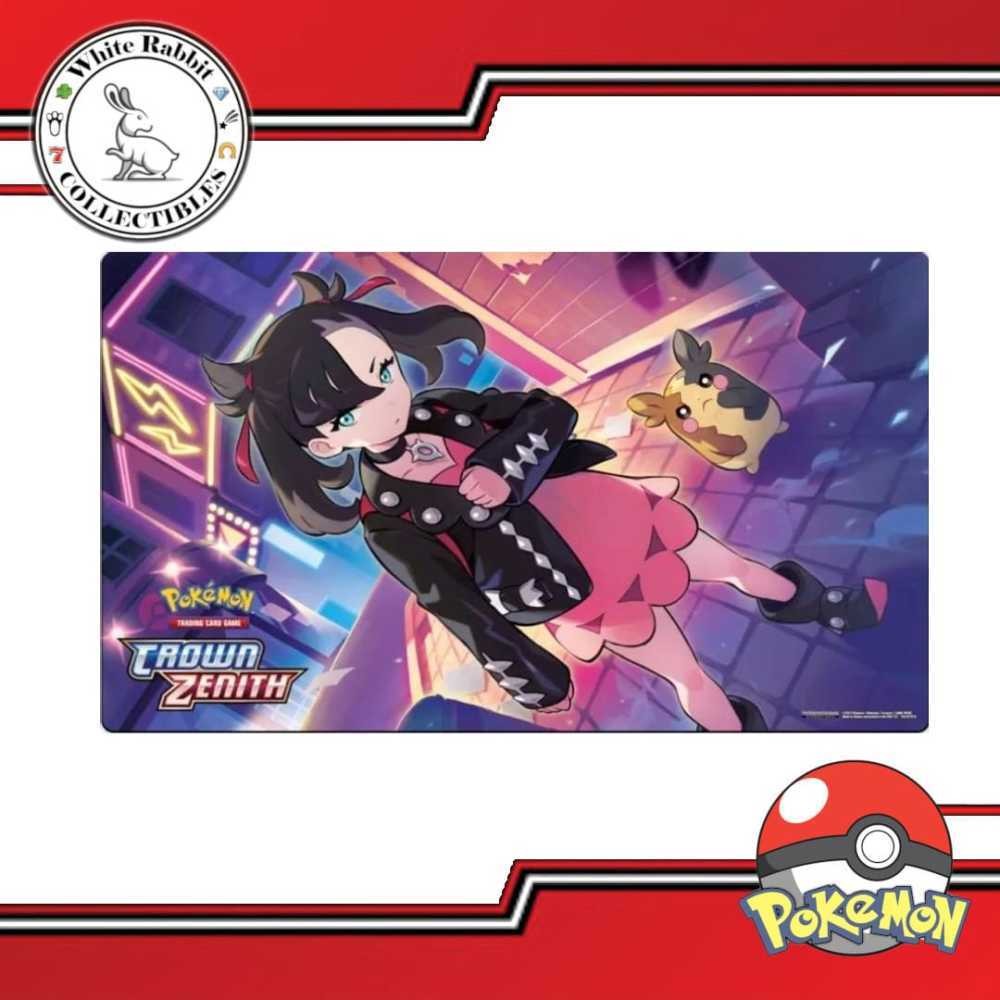 การ์ดเกมโปเกมอน Playmat Crown Zenith Premium Collection - Marnie & Morpeko Playmat - Pokemon Interna