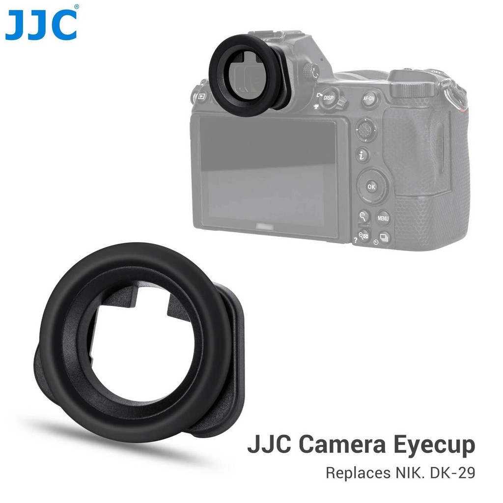 NIT JJC รอบซิลิโคนยาง Eye ถ้วยสําหรับ Nikon Z7 II Z7 Z6 III Z6 II Z6 Z5 เปลี่ยน Nikon DK-29 Eyecup E