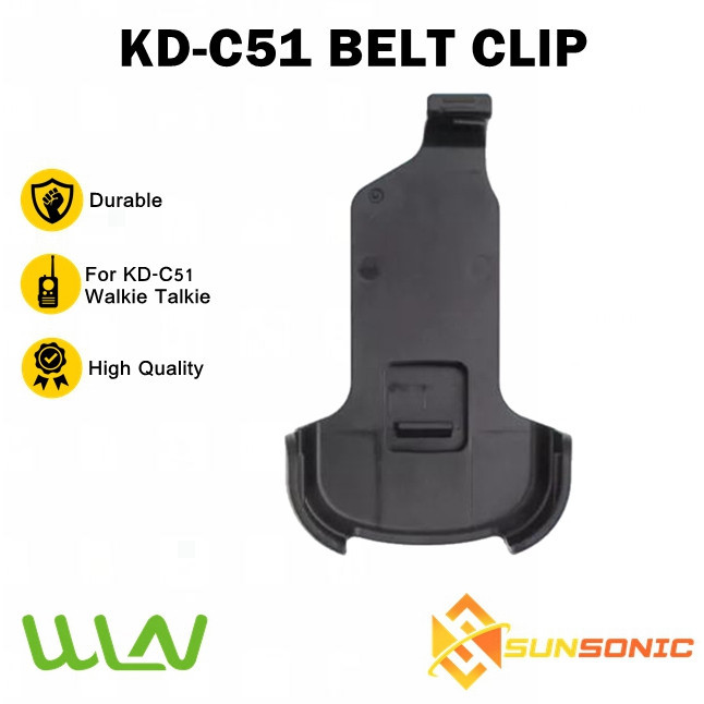 Wln คลิปหนีบเข็มขัดเครื่องส่งรับวิทยุ Kd-C51 ดั้งเดิม