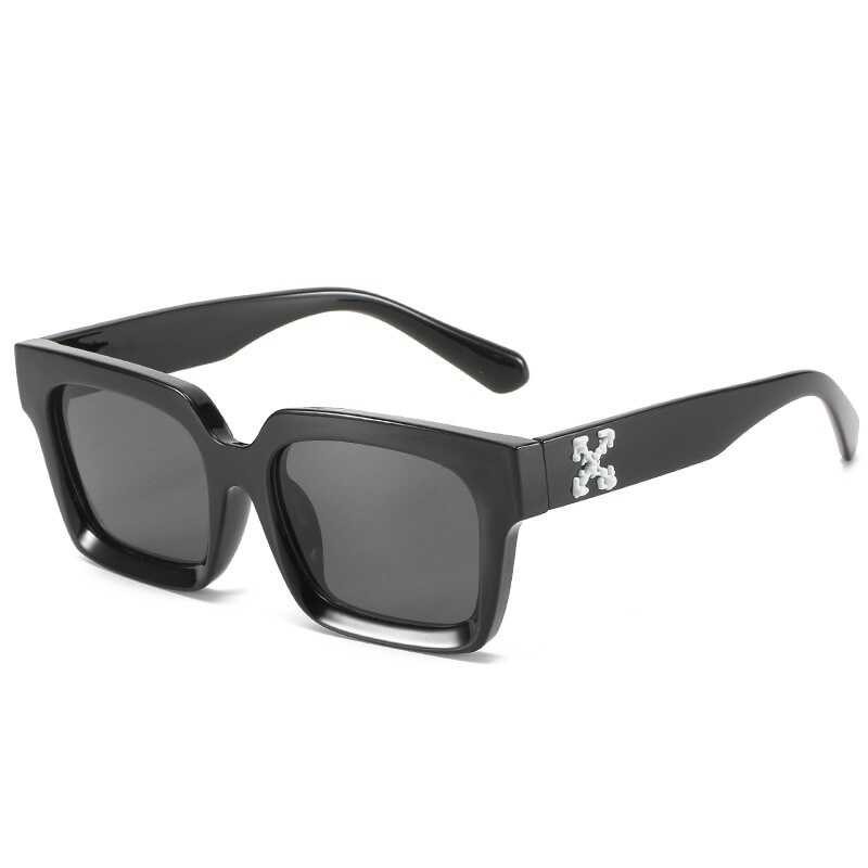 4 ☞ ஐ∋∋Off White Sunglasses Women Men 2021 High Quality Brand Designer Rectangle Drivingvi