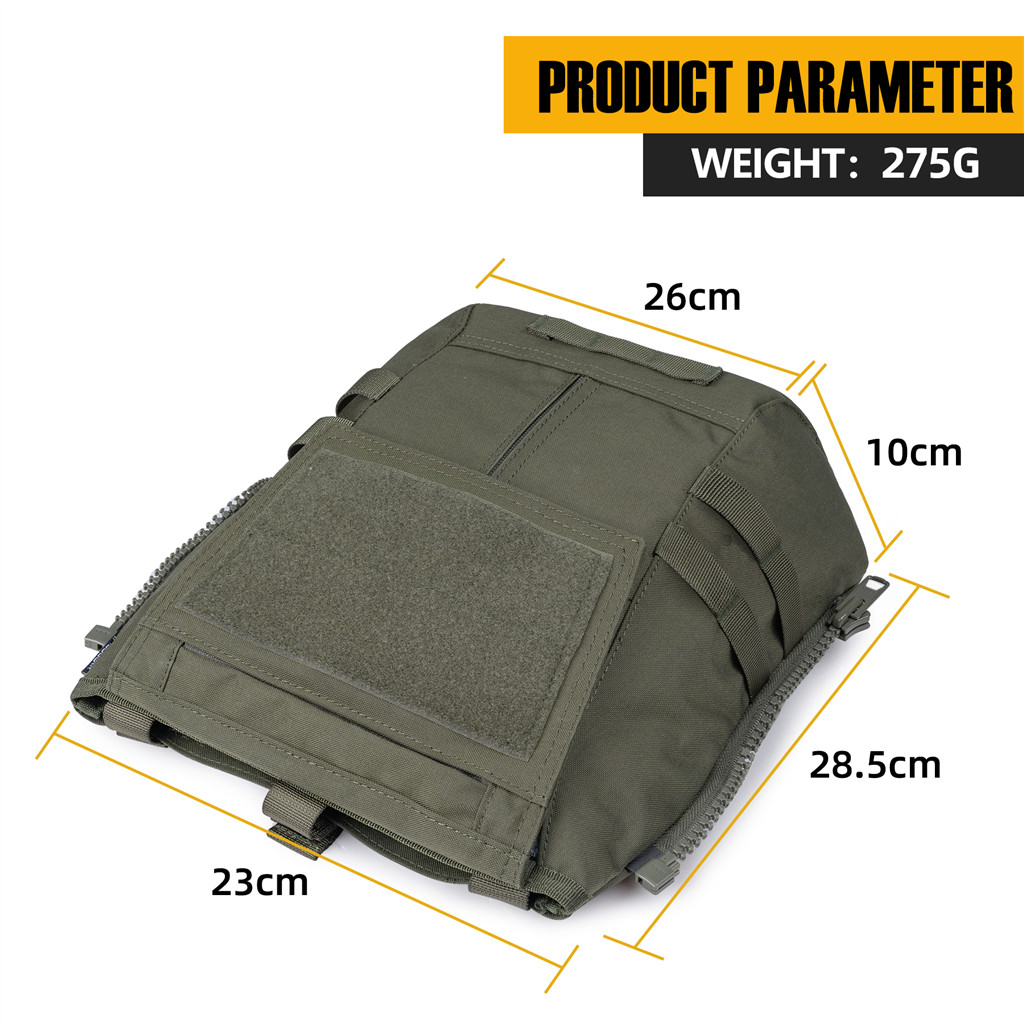 Idogear Tactic Zip-on แผงกระเป๋าสําหรับ CPC AVS JPC2.0 เสื้อกั๊ก Fase Release Buckle Multi-function กระเป๋า 3531