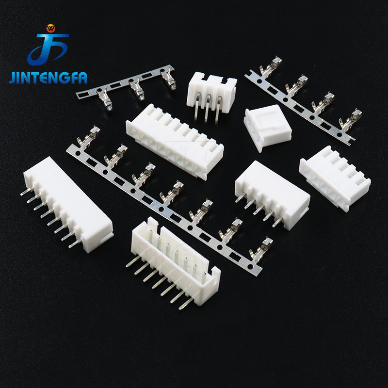 100 ชิ้น/ล็อต pitch 2.54 มม.XH-2P 3P 4P 5P 6P 7P 8P XH2.54 Single-row Bending pin ฐานตรง pin ฐานตรง 