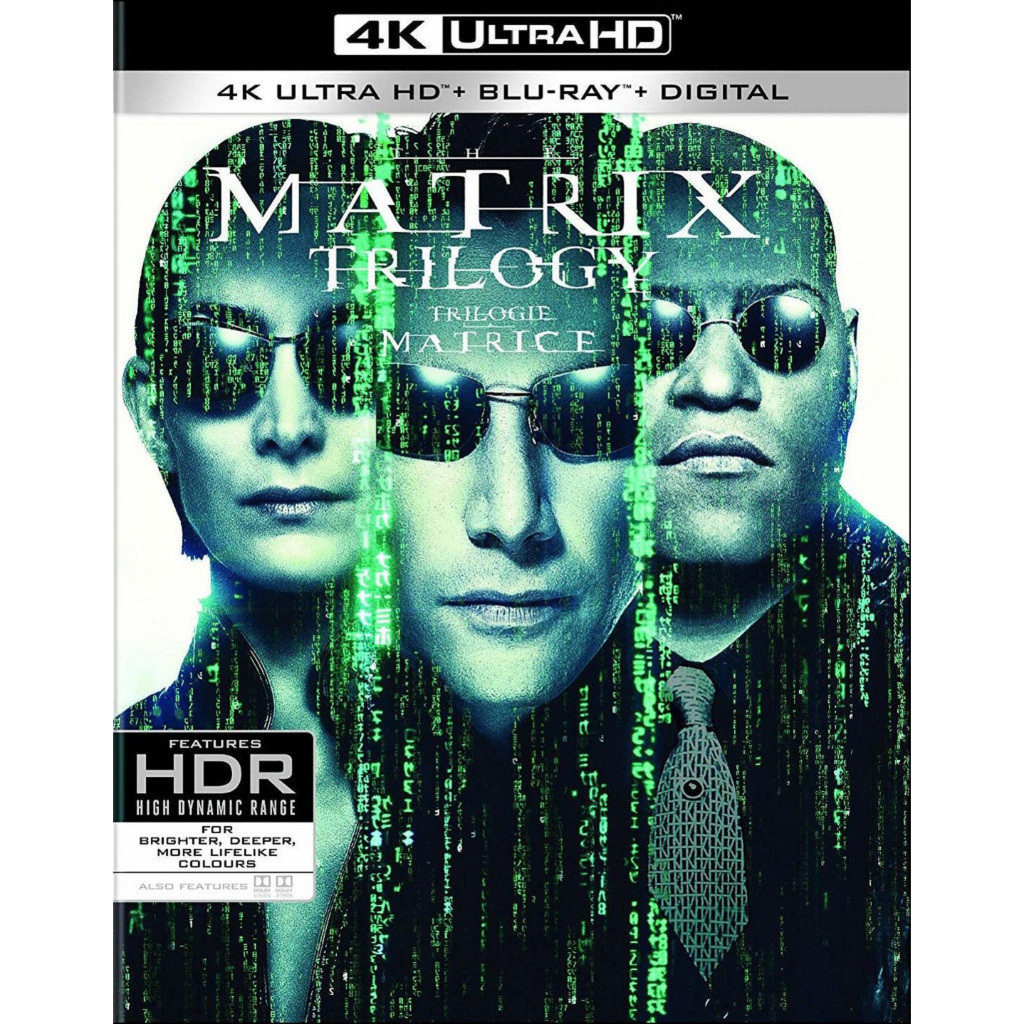 [ภาษาอังกฤษ][คลังสินค้าพร้อม] ภาพยนตร์ Blu-ray HD 4K UHD 1080P The Matrix