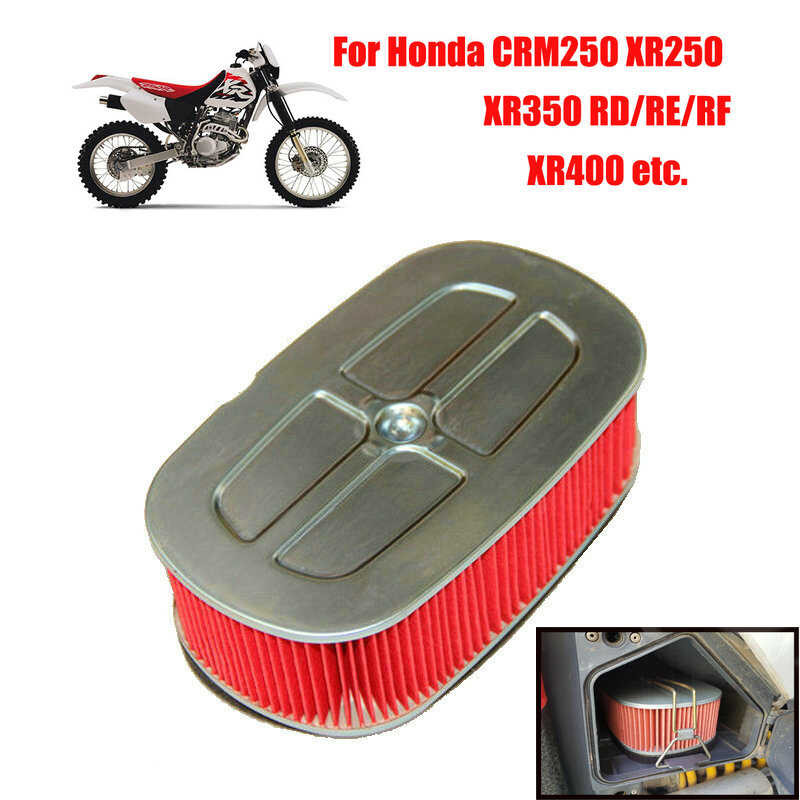 Motorcycle Air Cleaner Filter Parts For Honda Crm250 Xr250 XR 250 Ba Xr250r/L Xr350 Xr350r Xr400 Xr