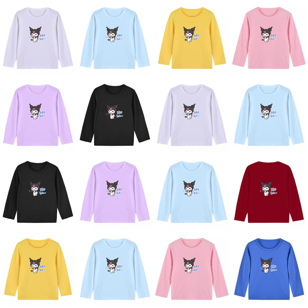 เสื้อลําลองผ้าฝ้ายแขนยาวสําหรับเด็กผู้หญิง คุโรมิ เด็กสําหรับ 10 - 11 ปี