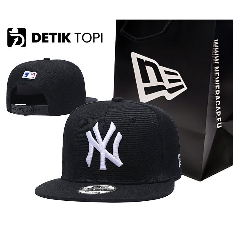 Mega Shopee 8.8 Tampa snapback NY MLB นําเข้า แบรนด์พรีเมี่ยม สีดํา สีขาว Y6ZF HHT6 U3O9