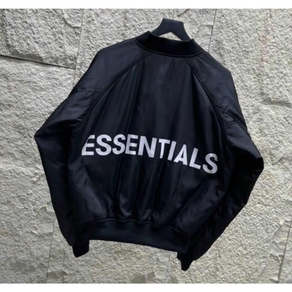 ♞,♘,♙Nike Stussy MLB 3 ชั้น Cotton Bomber Shirt, Bomber Uninsex Unisex Jacket eds