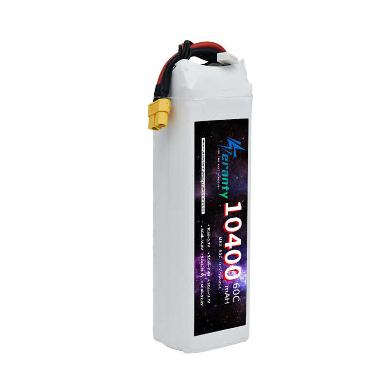 Δ 10400Mah 14.8V Li-Ion แบตเตอรี่ 4S 60C RC สำหรับรถยนต์ เรือ, เฮล