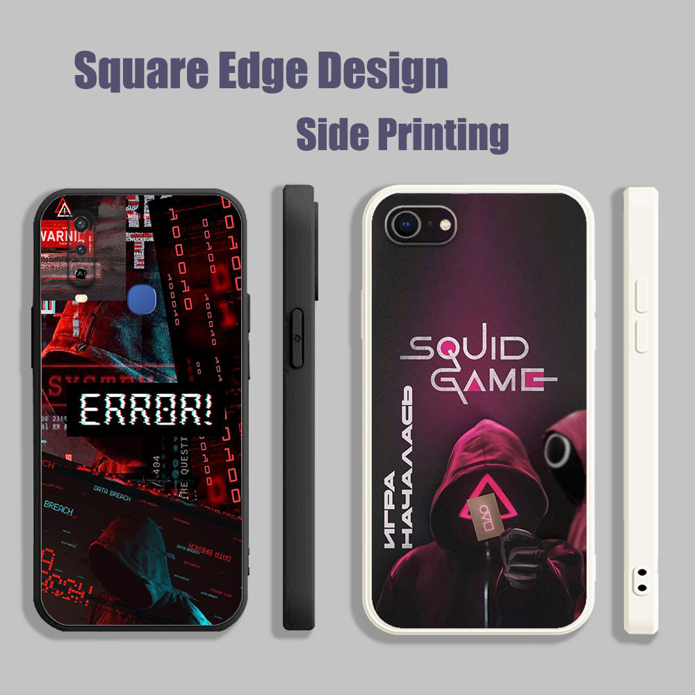 ปลอกสําหรับVivo Y12A Y53 V11i Z3i Y51A Y31 2021 เกมปลาหมึกฤดูกาลrobloxความงามสีแดงFXU02 เคสโทรศัพท์ข