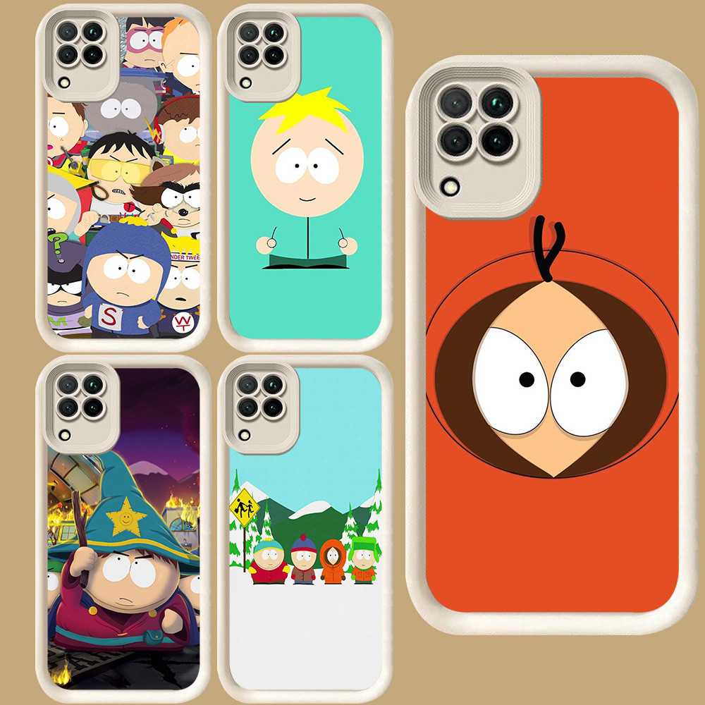 R49 South Park สําหรับ Samsung A12 A06 F04 M04 A05 A04 A04E A22 J7 Pro J2 Prime 5G สีขาว