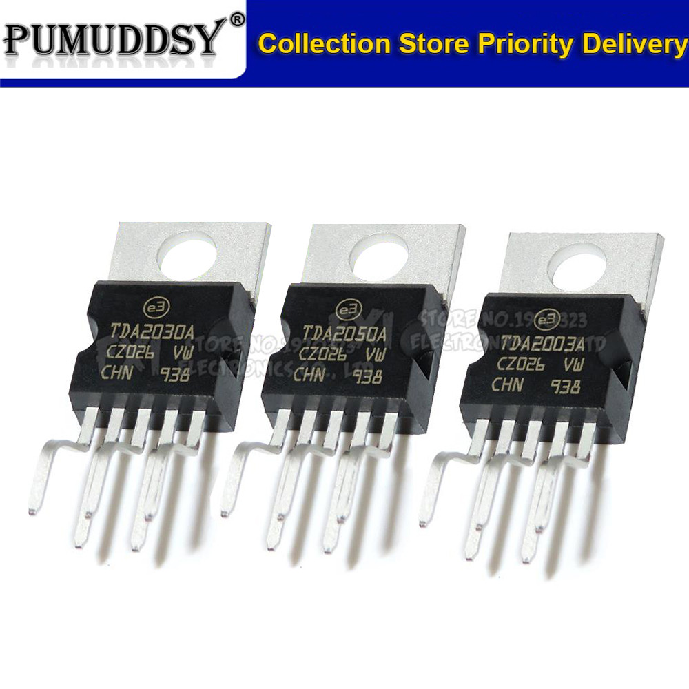 10pcs TDA2030 TDA2030A เครื่องขยายเสียงสั้น-circu คุณภาพสูง TDA2003A TDA2050A TDA2003 TDA2050