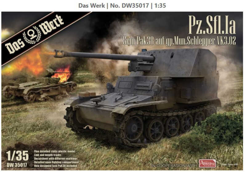 รถถังพิฆาต DAS WERK DW35017 1:35 VK3.02
