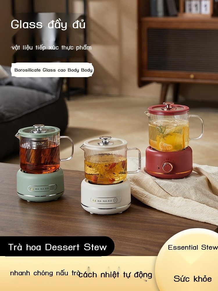 [ HOT DEAL] Full Glass Health Small Pot Office Health Cup Health Room Multifunctional Min