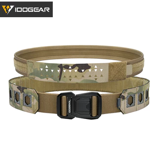 IDOGEAR 2 "เข็มขัดทางยุทธศาสตร์ MOLLE Tegris คณะกรรมการพลาสติก 1000D เข็มขัดไนลอนแข็งน้ำหนักเบา 3441