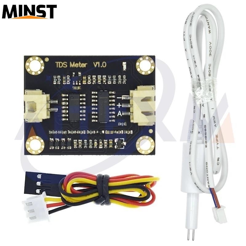 Analog TDS Sensor TDS Meter เครื่องทดสอบเซ็นเซอร์นําไฟฟ้าการตรวจจับของเหลวการตรวจสอบคุณภาพน้ํา DIY 2