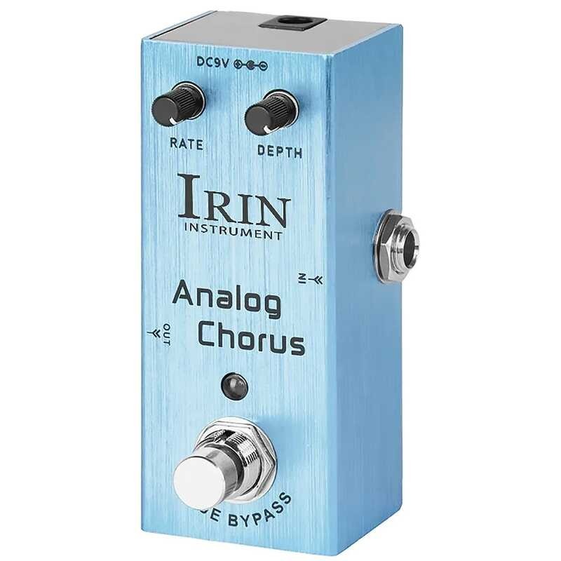 ➧ IRIN Analog Electric Guitar วงจรอะนาล็อก Choral Effect True Bypass Pedal An-08