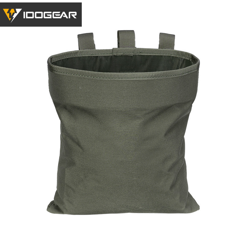Idogear Tactic พับ Dump กระเป๋ารีไซเคิล Drop กระเป๋าไนลอน MOLLE เข็มขัดกระเป๋า 3550