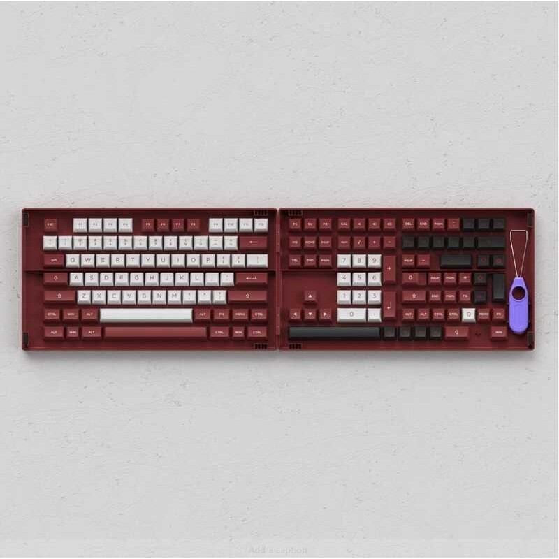 ปุ่มคีย์บอร์ด AKKO PBT Chicago คีย์แคป 158 ปุ่ม ASA Profile Keypro