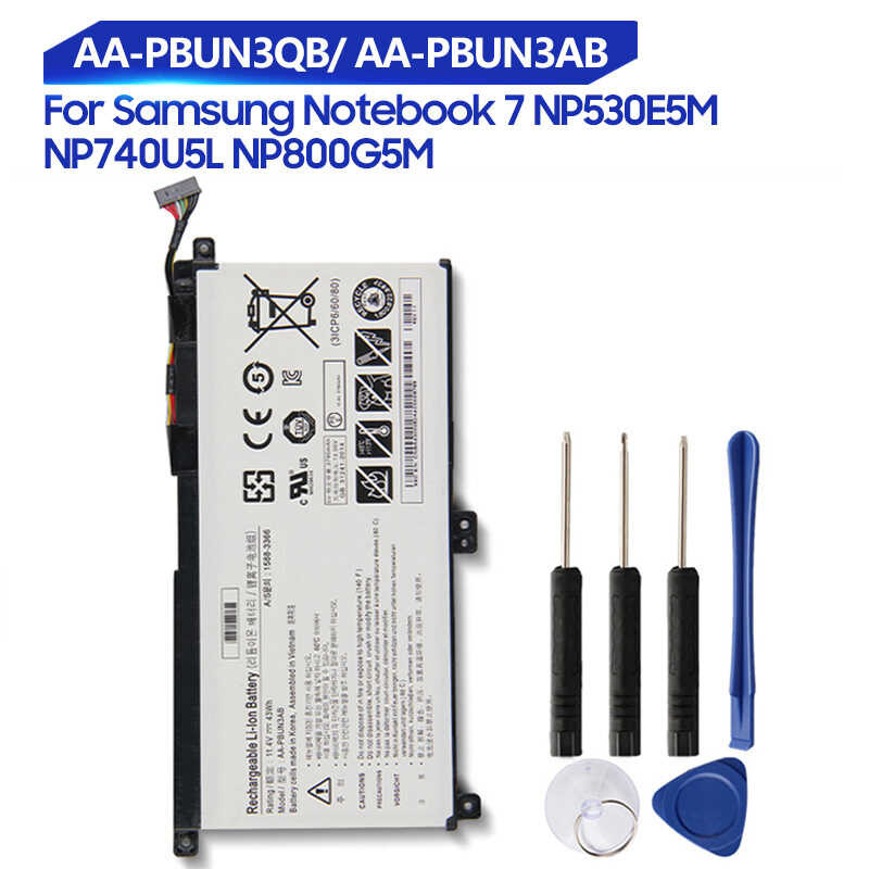 เปลี่ยนแบตเตอรี่แท็บเล็ต b 7 NP530E5M NP800G5M NP740U5L BA43-00377A AA-PB