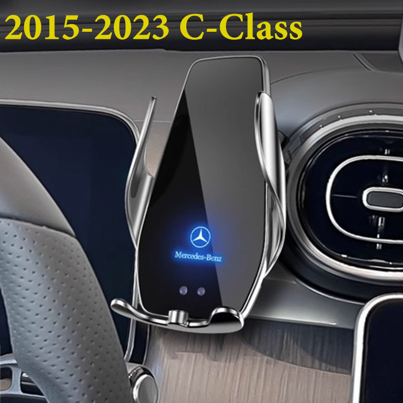 ที่วางโทรศัพท์ในรถยนต์ Mercedes-Benz สําหรับ C-Class ใหม่ 2015-2022 W204 W205 W206 ที่วางโทรศัพท์ใน