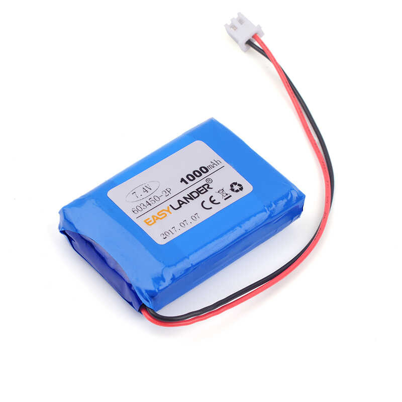 603450-2P 4E4 123450 7.4V 1000Mah แบตเตอรี่ลิเธียมลิเธียมไอออน