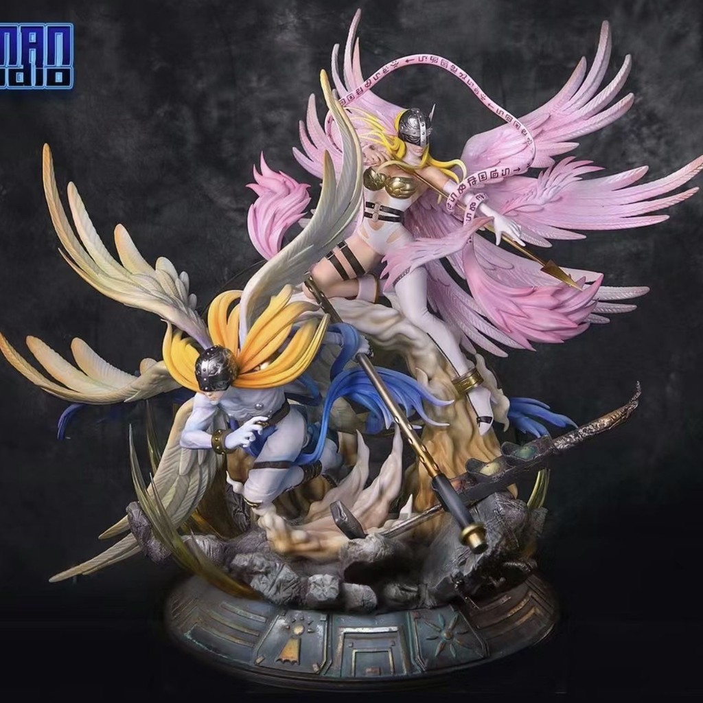 Digimon Greymon Garurumon Angelmon Celestial Beast ขนาดใหญ่พิเศษรูปใหม่อินเทรนด์ Surprise Blind Box