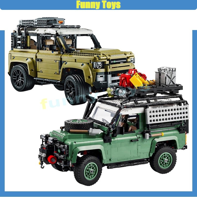 โมเดลรถยนต์ Land Rover Defender 90 Rover Off-Road 10317 42110 ของเล่นสําหรับเด็ก