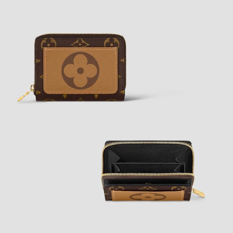 หลุยส์วิตตอง Louis Vuitton กระเป๋าใส่เหรียญรุ่น Zippy Coin Purse LV Zipper wallet กระเป๋าสตางค์แบบซ