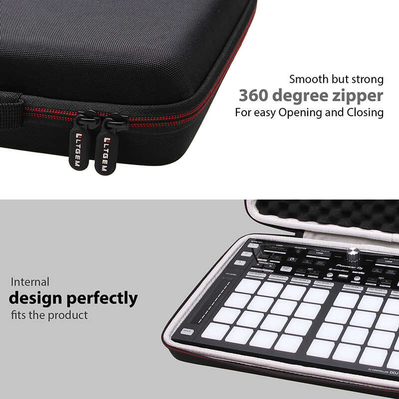 Δ Pioneer DJ Ddj-Xp2 ตัวควบคุมย่อย EVA Hard Protection Case (สำหรับกรณี