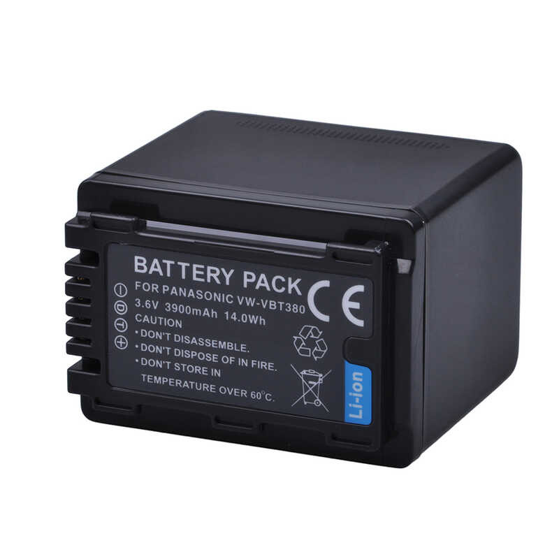 Δ 1 ชิ้น 3900Mah Vw-Vbt380 Vbt190 เซลล์สำหรับ Hc-V110, Hc-V130, Hc-V160, Hc-V180