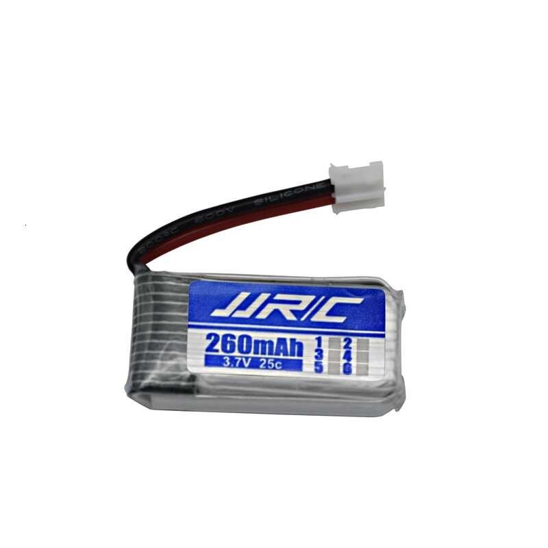 Δ JJRC H36 แบตเตอรี่เดิม 260Mah สำหรับ E010 E011 E012 E013 Furibee Drone F36