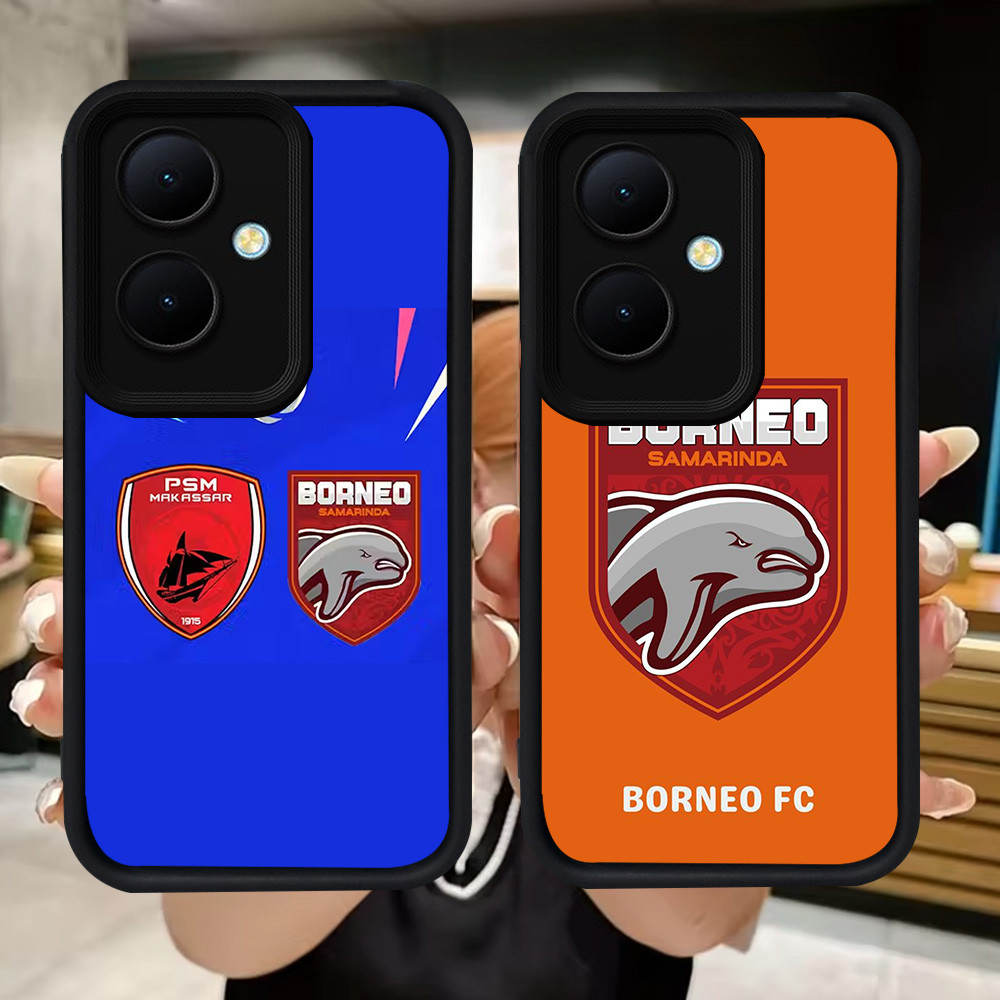 Q85 Borneo FC soft Casing สําหรับ OPPO Reno 11 8T 13F 11F 10 Pro 5G