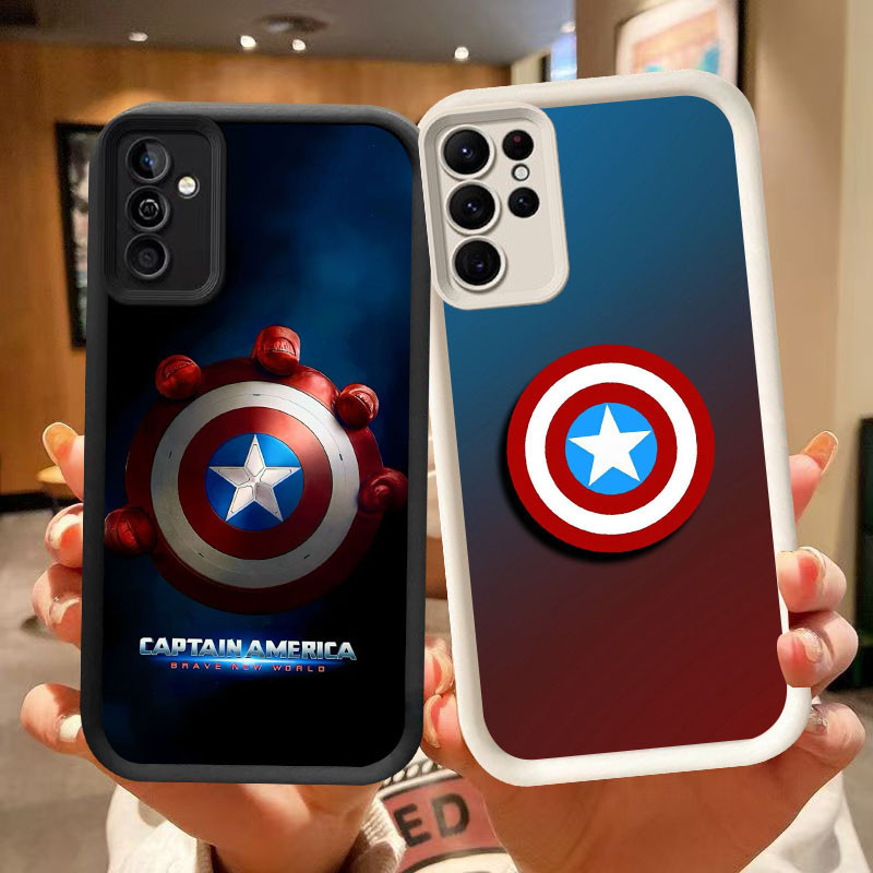 SAMSUNG YZ-85กัปตันอเมริกาCoolปลอกสําหรับSamsung A54 FE M15 S24 S25 A55 S21 A26 Ultra 5G