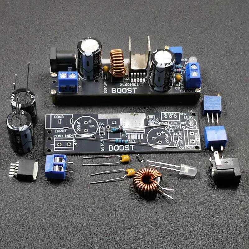 DC-DC ชุดจ่ายไฟปรับได้ Boost สำหรับวิศวกรรม XL6019E1 ฝึกการเชื่อม อิเล็กทรอนิกส์ DIY สำหรับผู้ที่ชื่