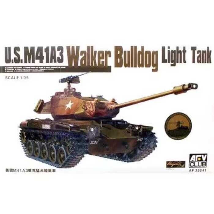 คลับ AFV AFV AF35041 1/35 M41A3 รถถังเบา Walker Bulldog